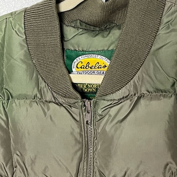 Cabela’s Goose Down Vest Sz Large - Picture 2 of 6